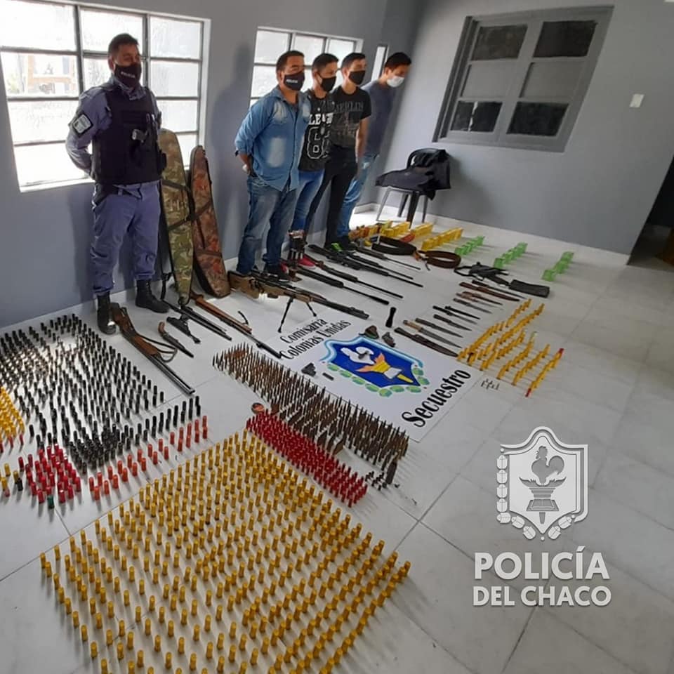 Fue denunciado por violencia de género; encontraron un arsenal en su casa